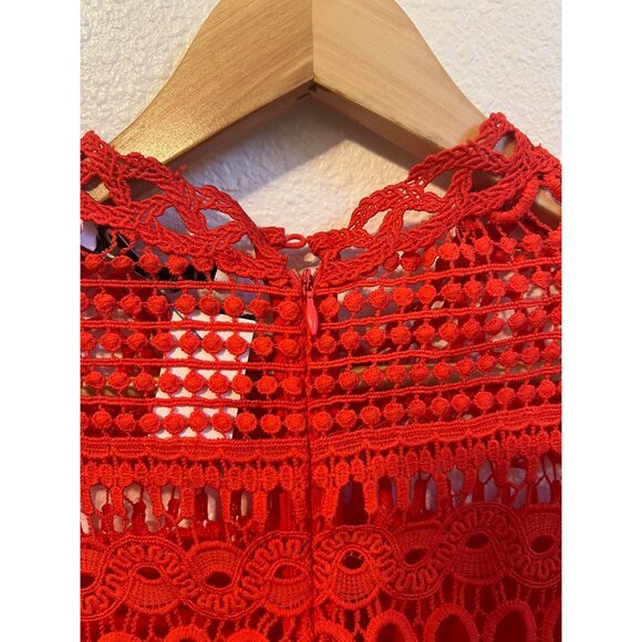 NWT Endless Rose bright orange smocked dress Medium - Picture 13 of 13